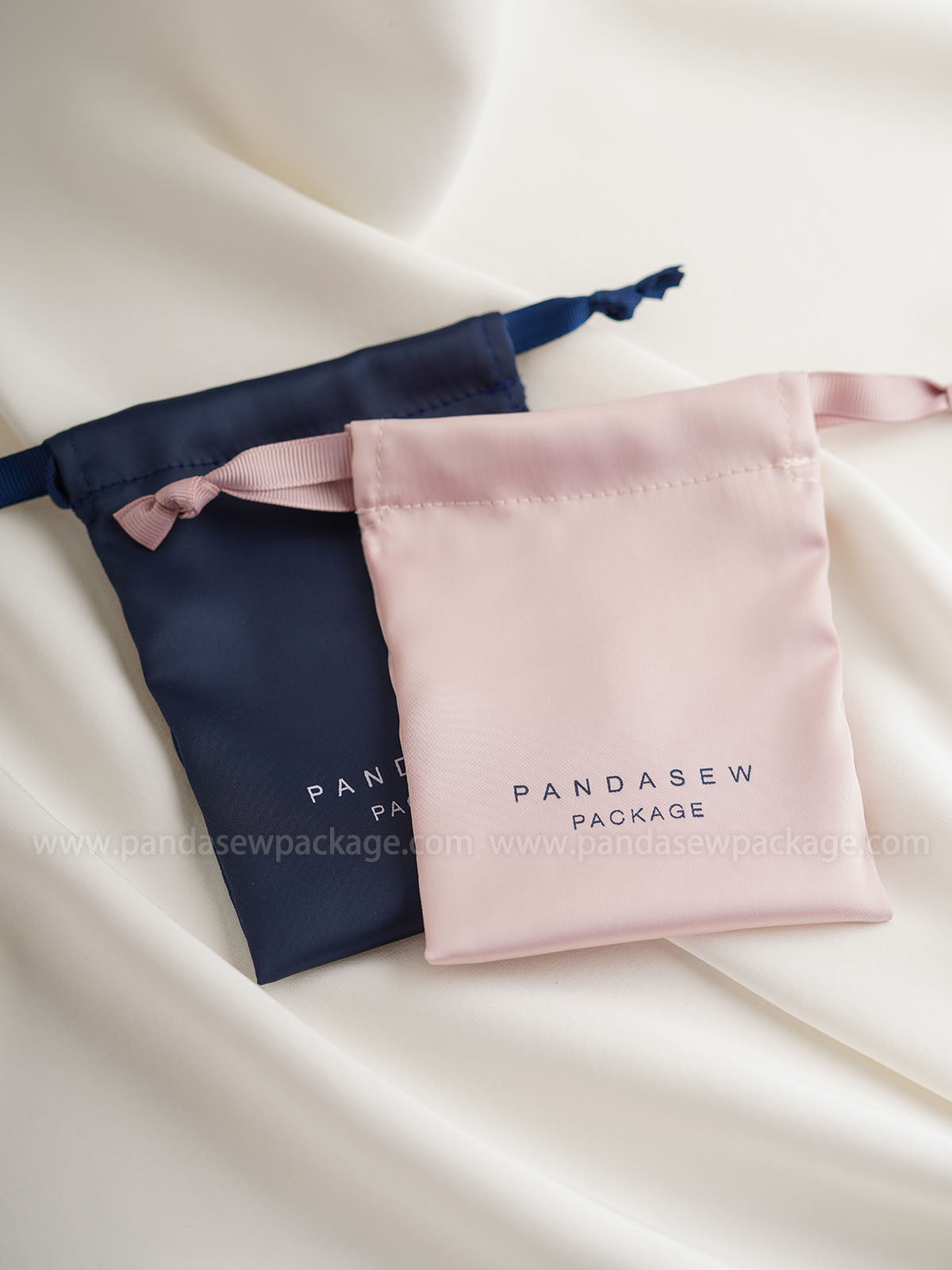 satin bag custom size and logo jewelry bags