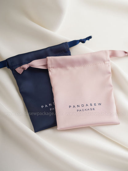 satin bag custom size and logo jewelry bags