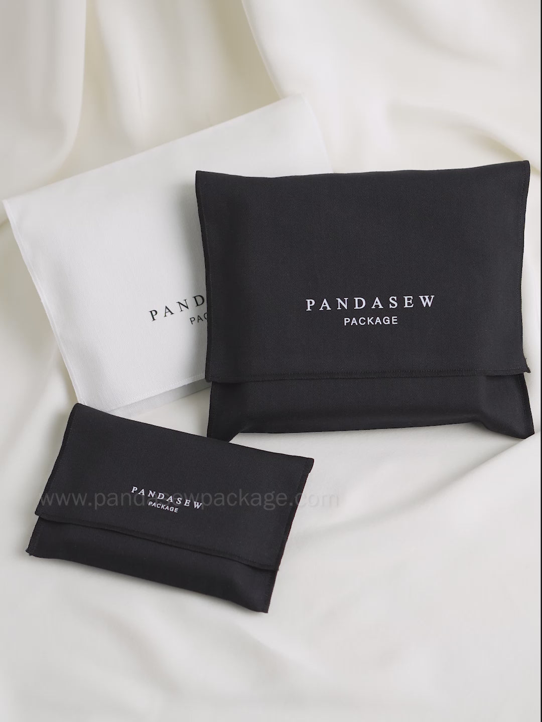 big herringbone twill cotton flap envelope pouch, package bag