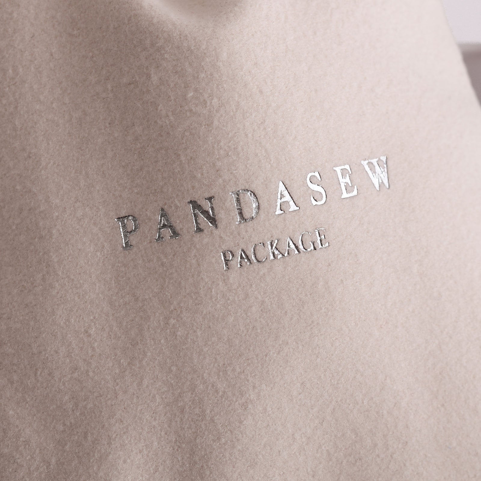 Pandasew Custom Logo 100pcs Satin Jewelry Drawstring Bags Pouch ST-111