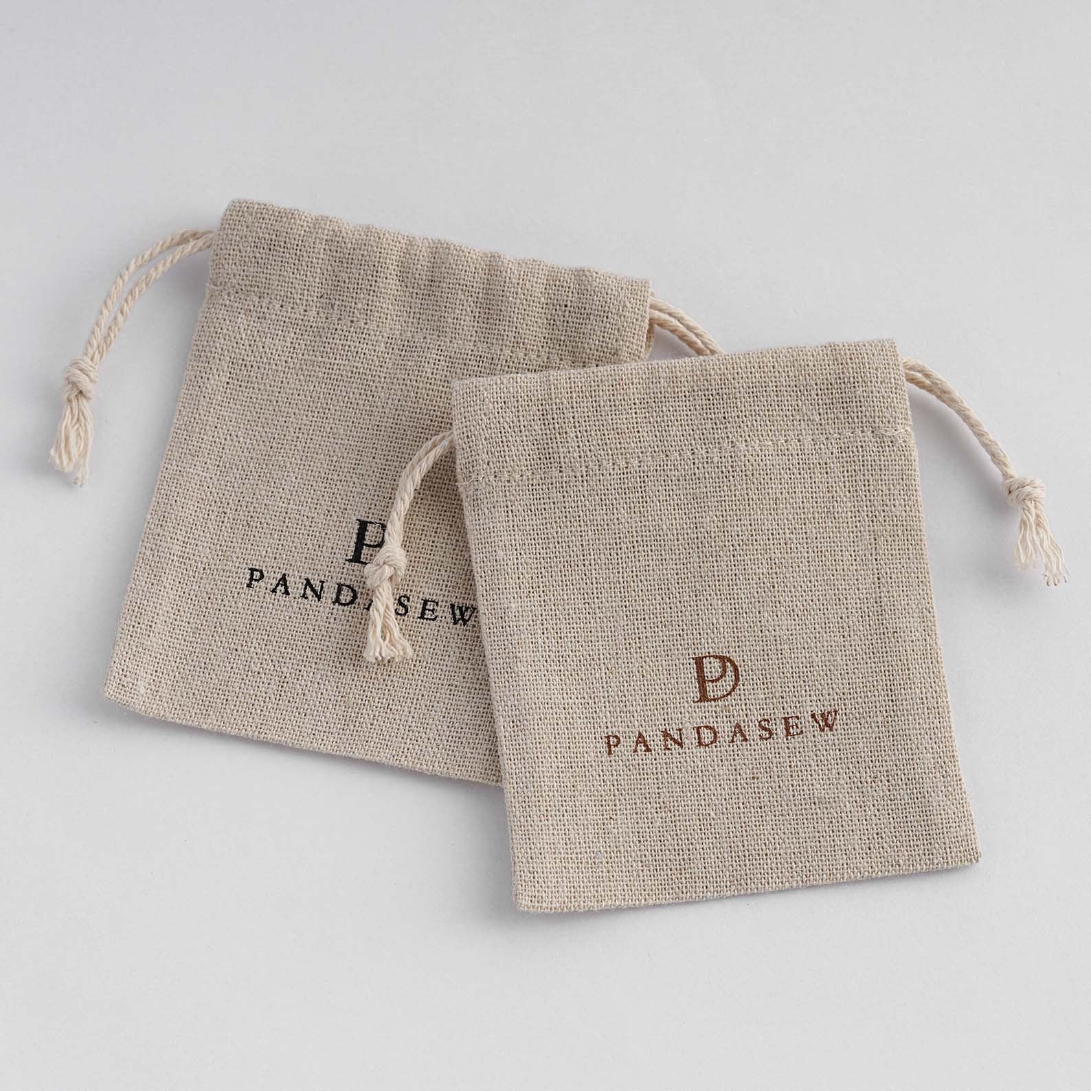 Linen breathable pouch, storage bag, Environmentally Friendly