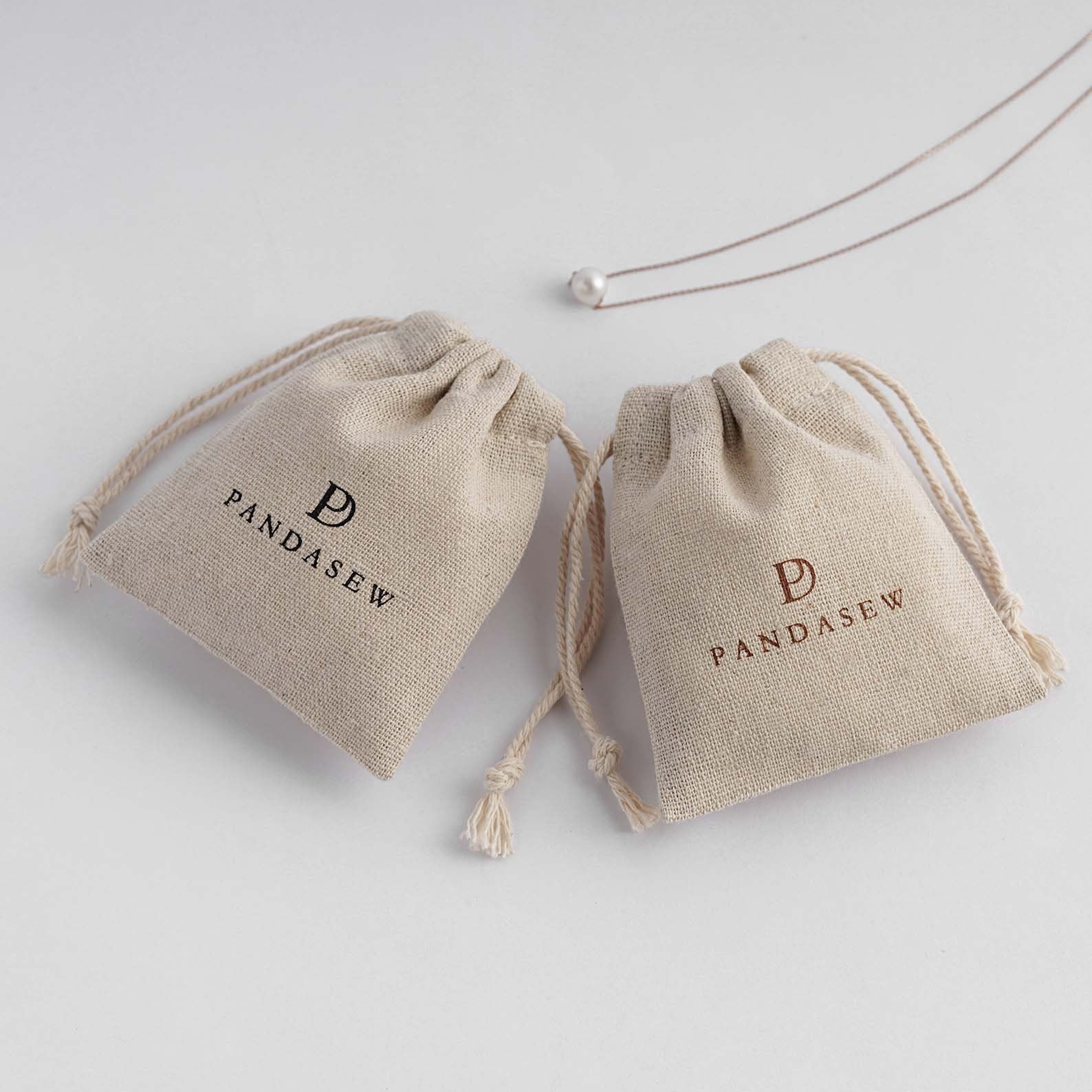 Linen drawstring pouch Environmentally Friendly bag