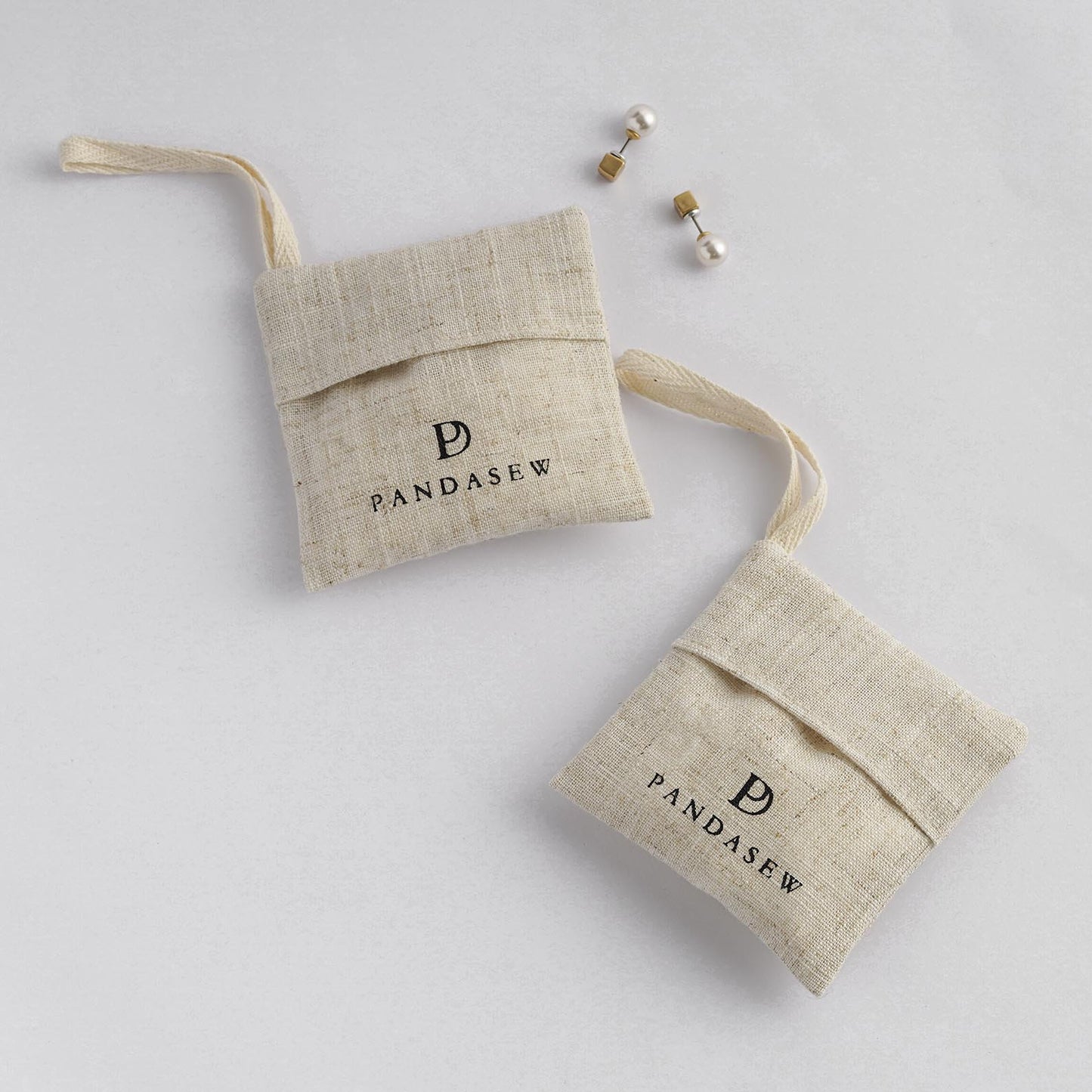 flap linen bag with custom logo,  durable and eco-friendly nature bag
