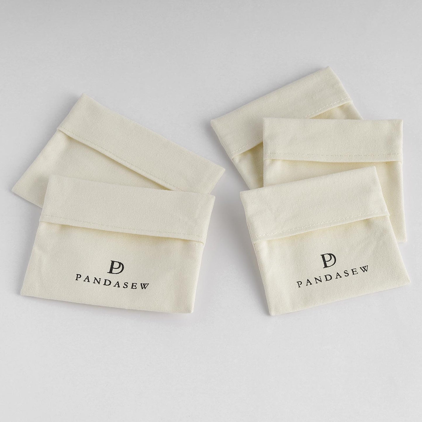 pandasew, jewelry cotton pouches