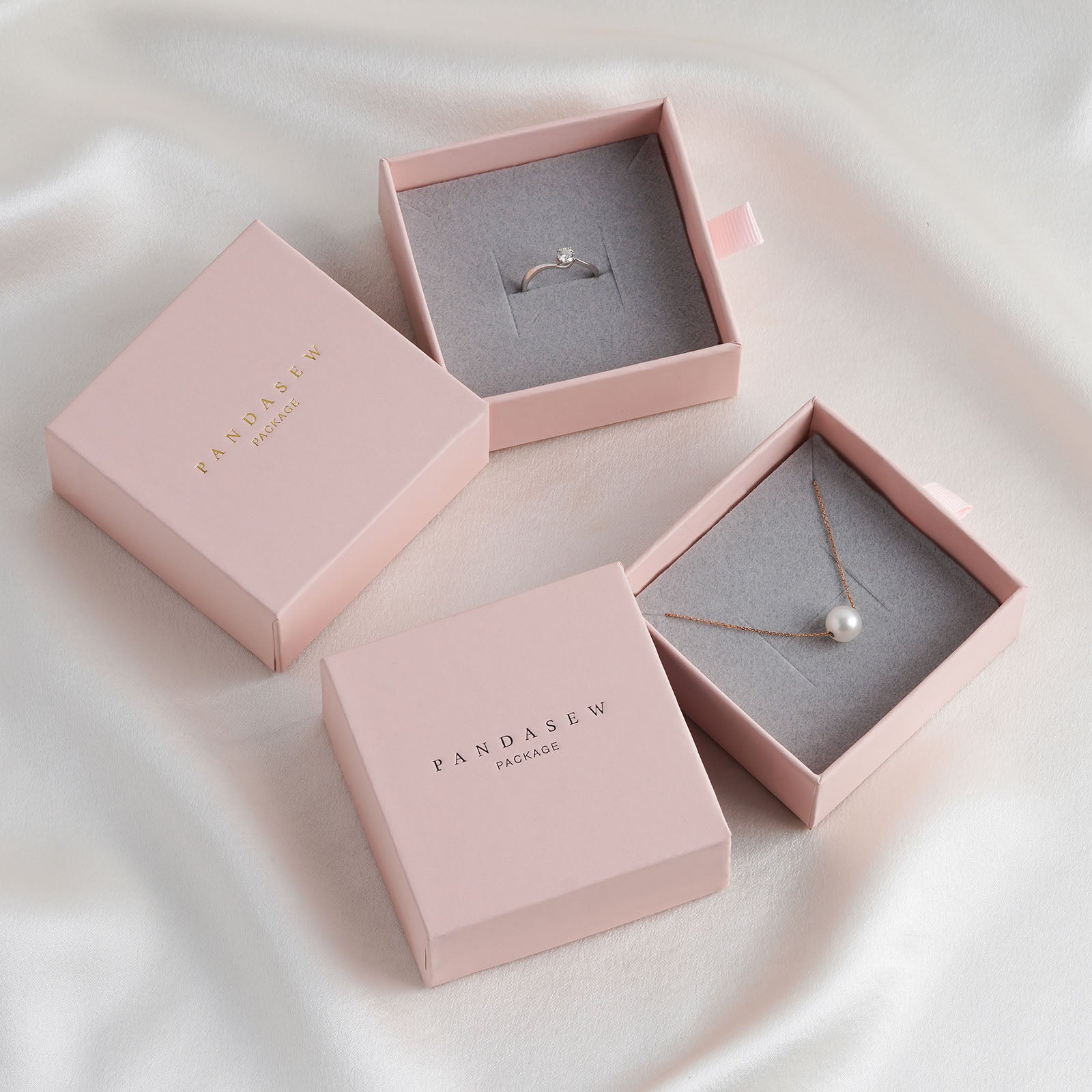 small jewelry box for ring and necklace