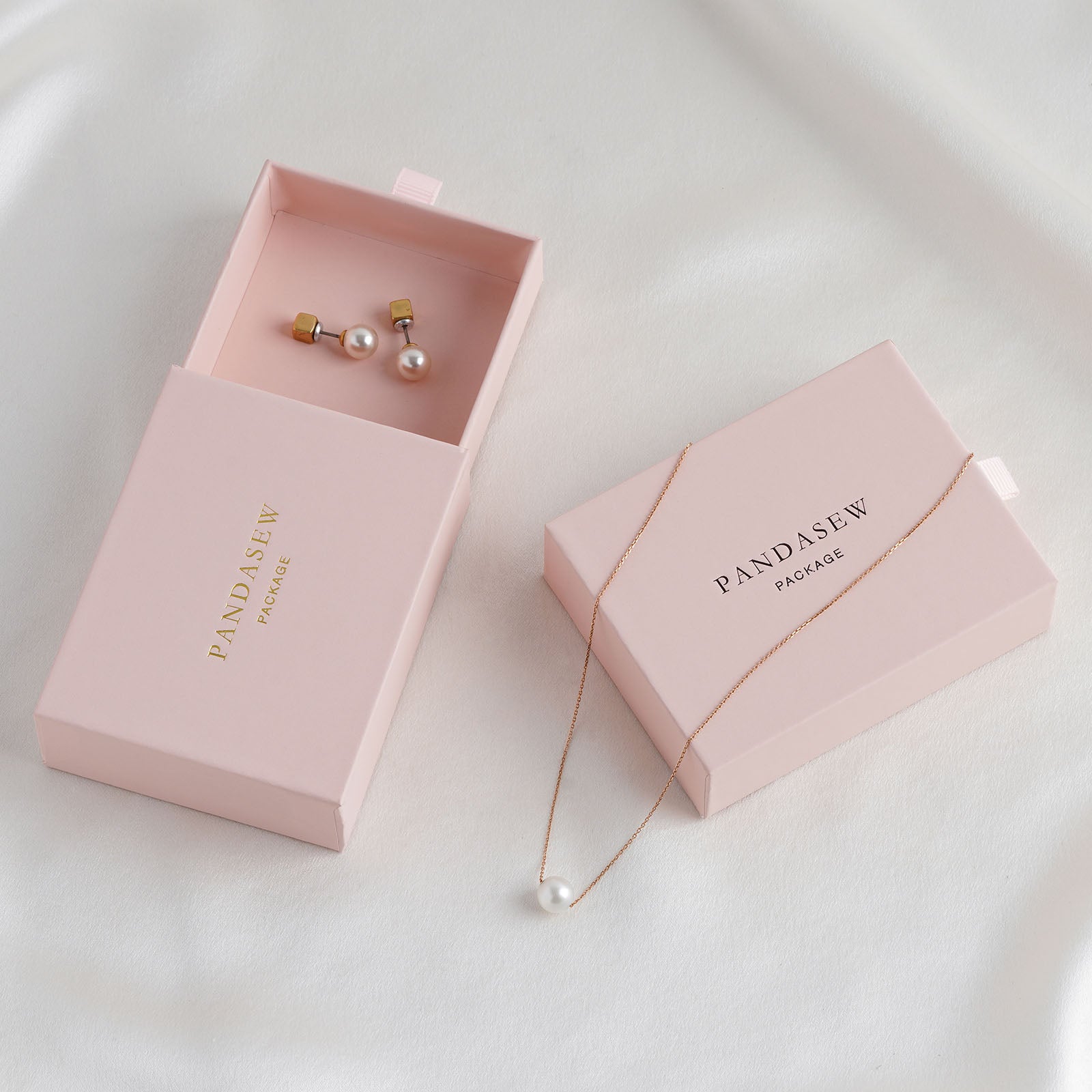 cardboard jewelry boxes pink