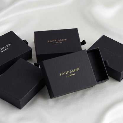 black jewelry packaging box